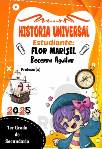 Anime Kawaii Historia Universal Caratula Naranja